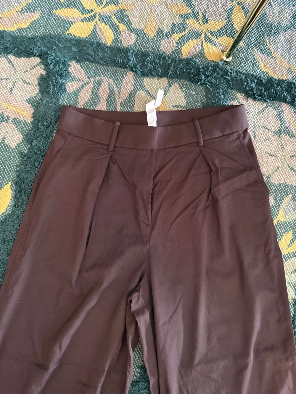lululemon athletica High-Waist Wide Leg Trousers in Dark Brown